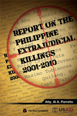 Report on the Philippine Extrajudicial Killings, 2001-August 2010; PDF