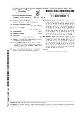 WO 2016/001350 Al 7 January 2016 (07.01.2016) P O P C T