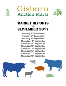 Market Reports September 2017
