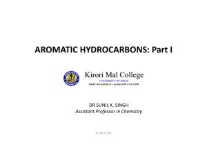 AROMATIC HYDROCARBONS: Part I