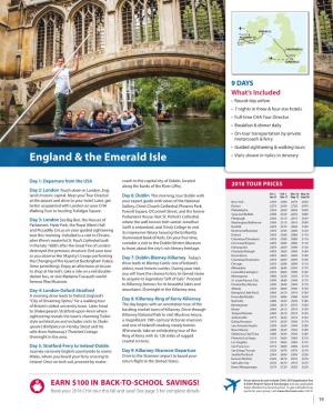 England & the Emerald Isle
