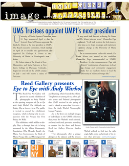 UMS Trustees Appoint UMPI's Next President