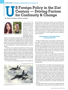 S Foreign Policy in the 21St Century — Driving Factors for Continuity & Change