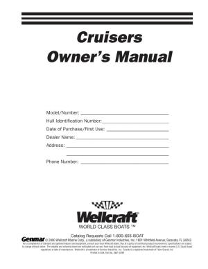 Cruisers Owner's Manual