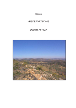 Vredefort Dome South Africa
