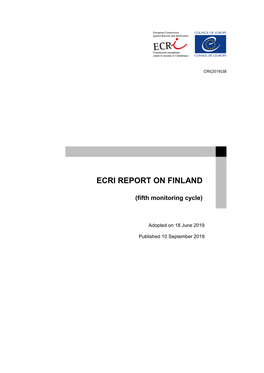 Ecri Report on Finland
