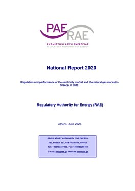 National Report 2020