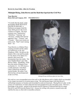 Midnight Rising, John Brown and the Raid That Sparked the Civil War
