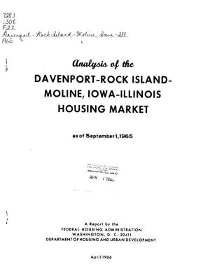 Analysis of the Davenport Rock Island Moline Iowa