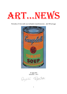 Art...News Settembre 2013