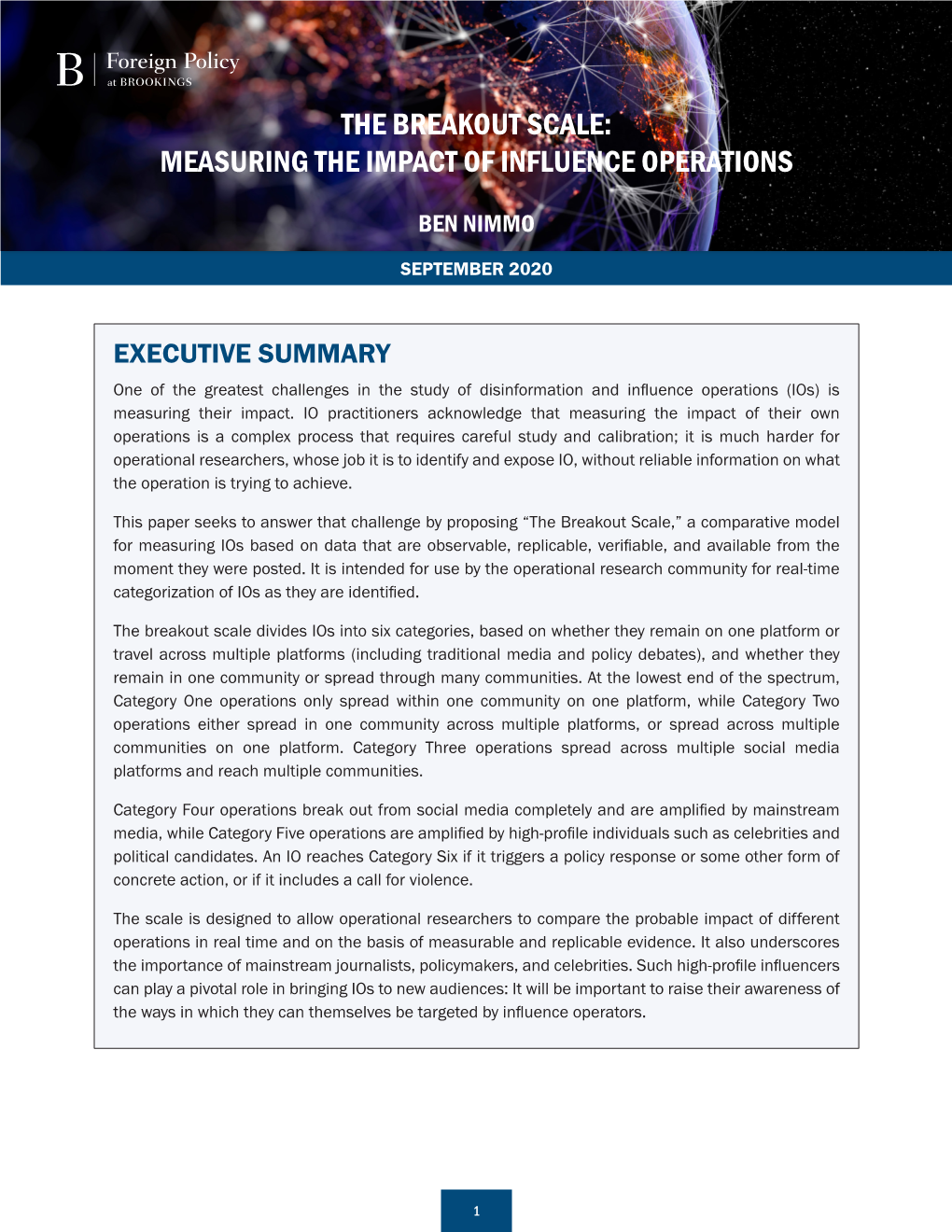 Measuring the Impact of Influence Operations