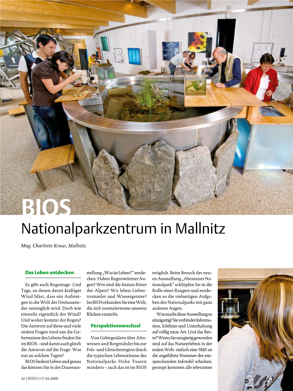 BIOS Nationalparkzentrum in Mallnitz