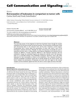 Cell Communication and Signaling Biomed Central