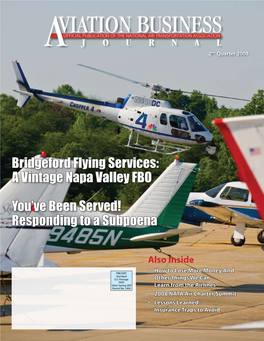 Bridgeford Flying Services: a Vintage Napa Valley FBO