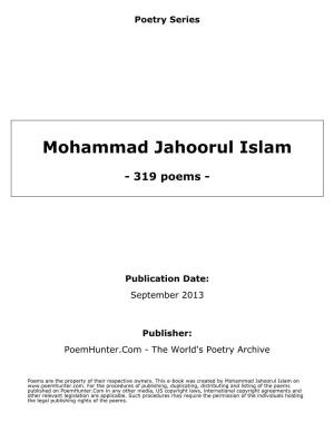Mohammad Jahoorul Islam