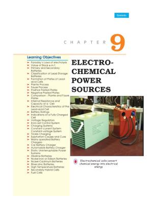 Electro- Chemical Power Sources