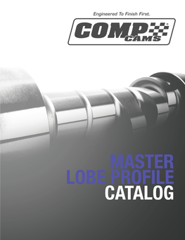 Comp Cams Oils, Fluids & Lubricants Catalog