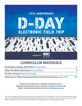 Curriculum Materials