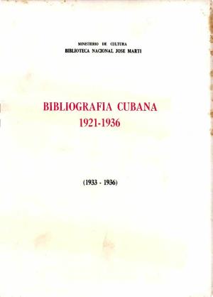 Cubana 1921-1936