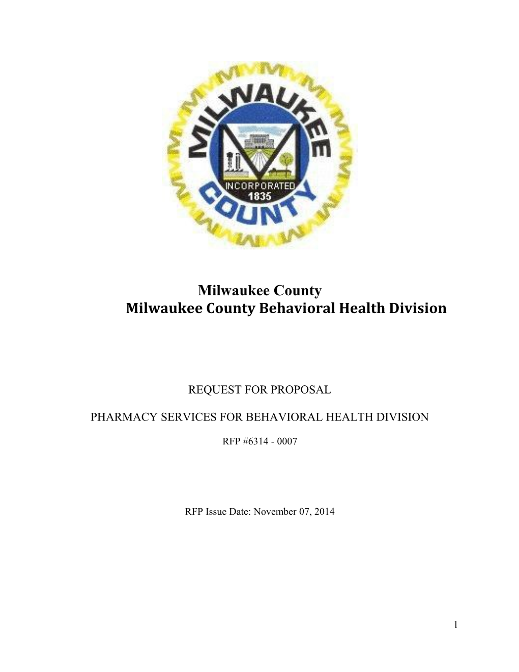 Milwaukee County Behavioral Health Division