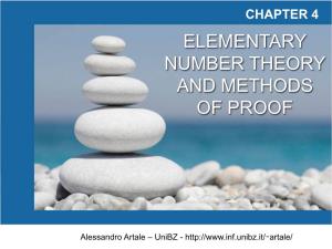 Elementary Number Theory and Methods of Proof