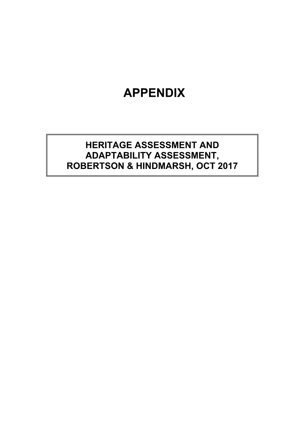 FORMER Bidura Children's Court & Metropolitan Remand Centre Report for the Council of the City of Sydney