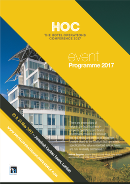 Programme 2017