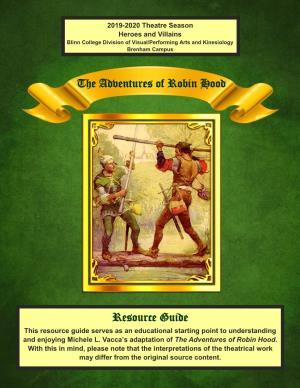 Resource Guide the Adventures of Robin Hood