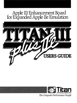 Titan III Plus Iie Users Guide.Pdf