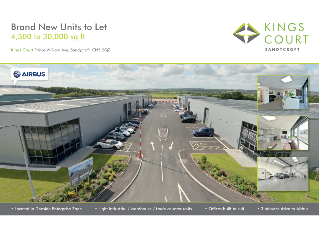 Brand New Units to Let 4,500 to 30,000 Sq Ft