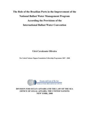The Role of the Brazilian Ports in the Improvement of the National Ballast