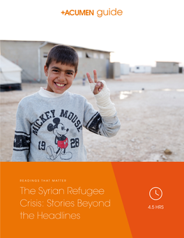 Guide the Syrian Refugee Crisis