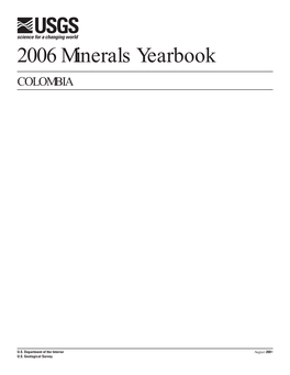 The Mineral Industry of Colombia in 2006