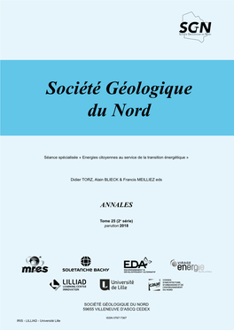 Société Géologique Du Nord