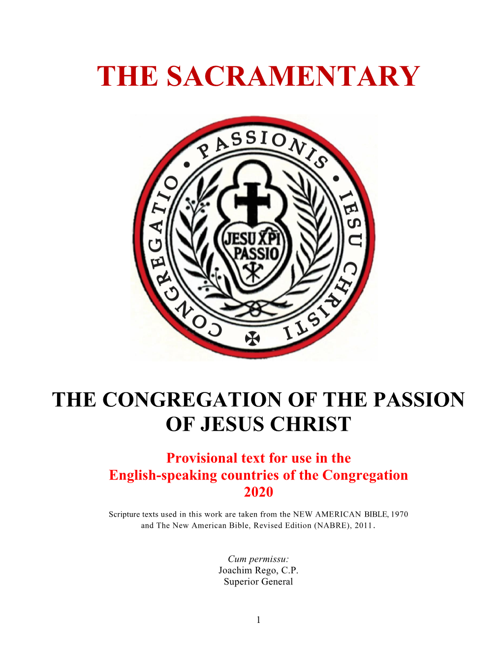 The Sacramentary