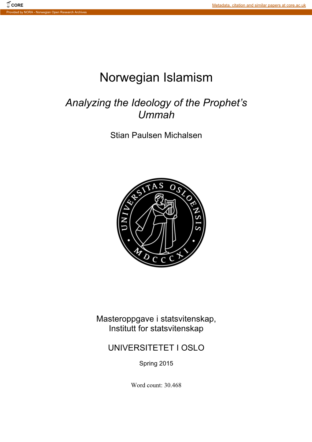 Norwegian Islamism