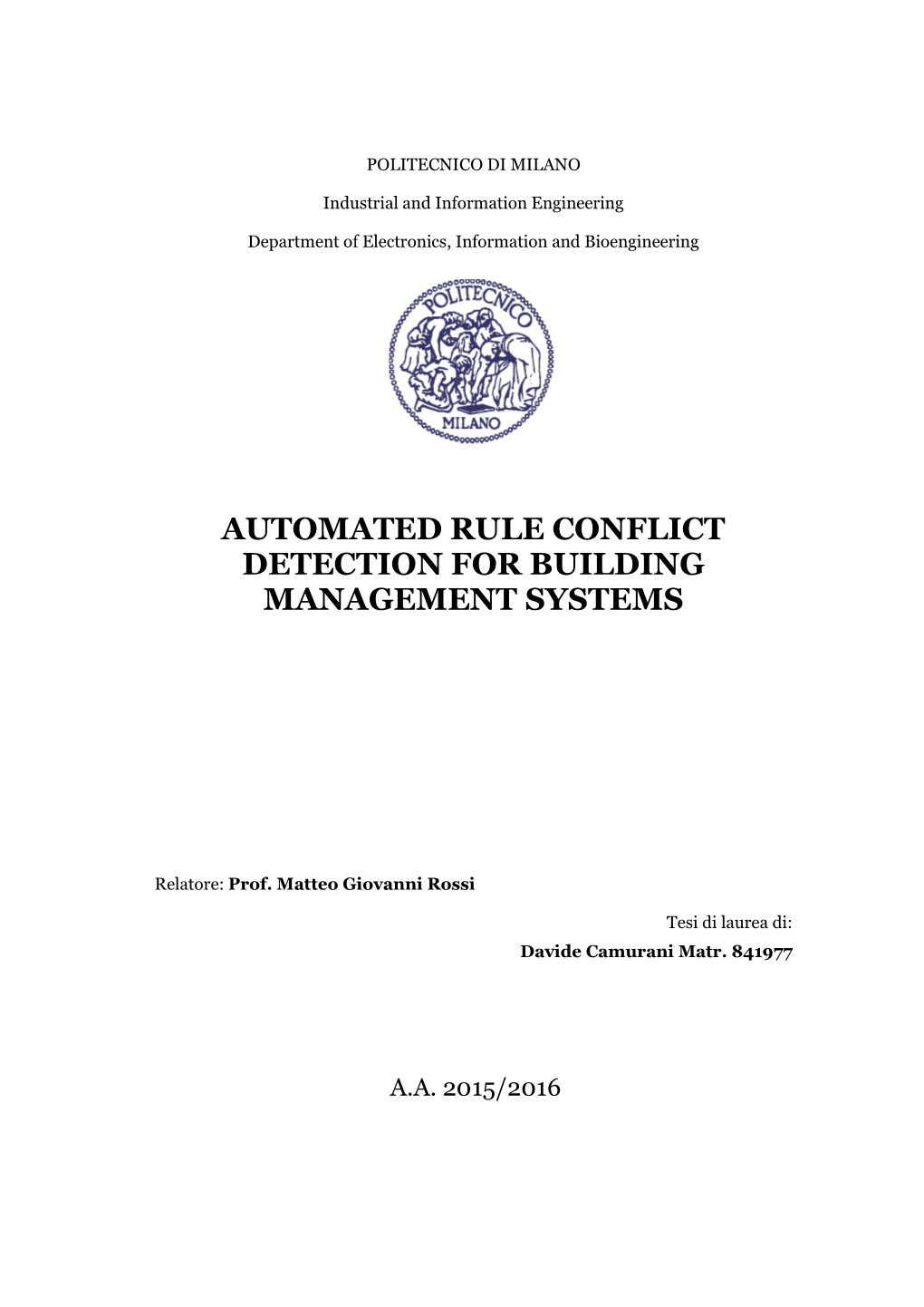 Automated Rule Conflict Detection for Building Management Systems