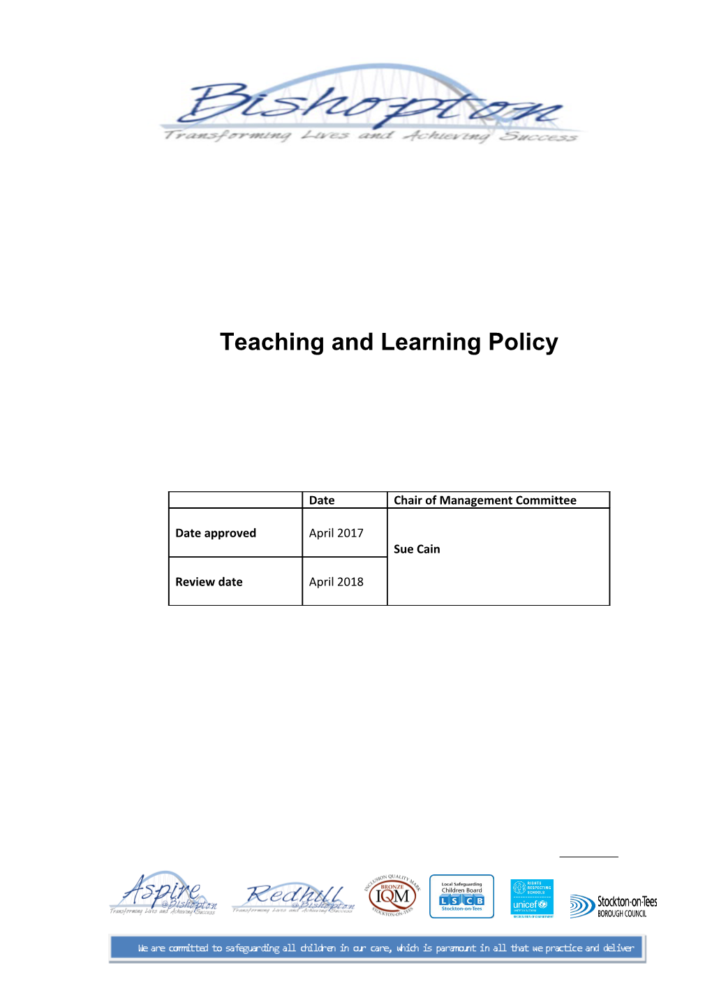 Teaching and Learning Policy s2