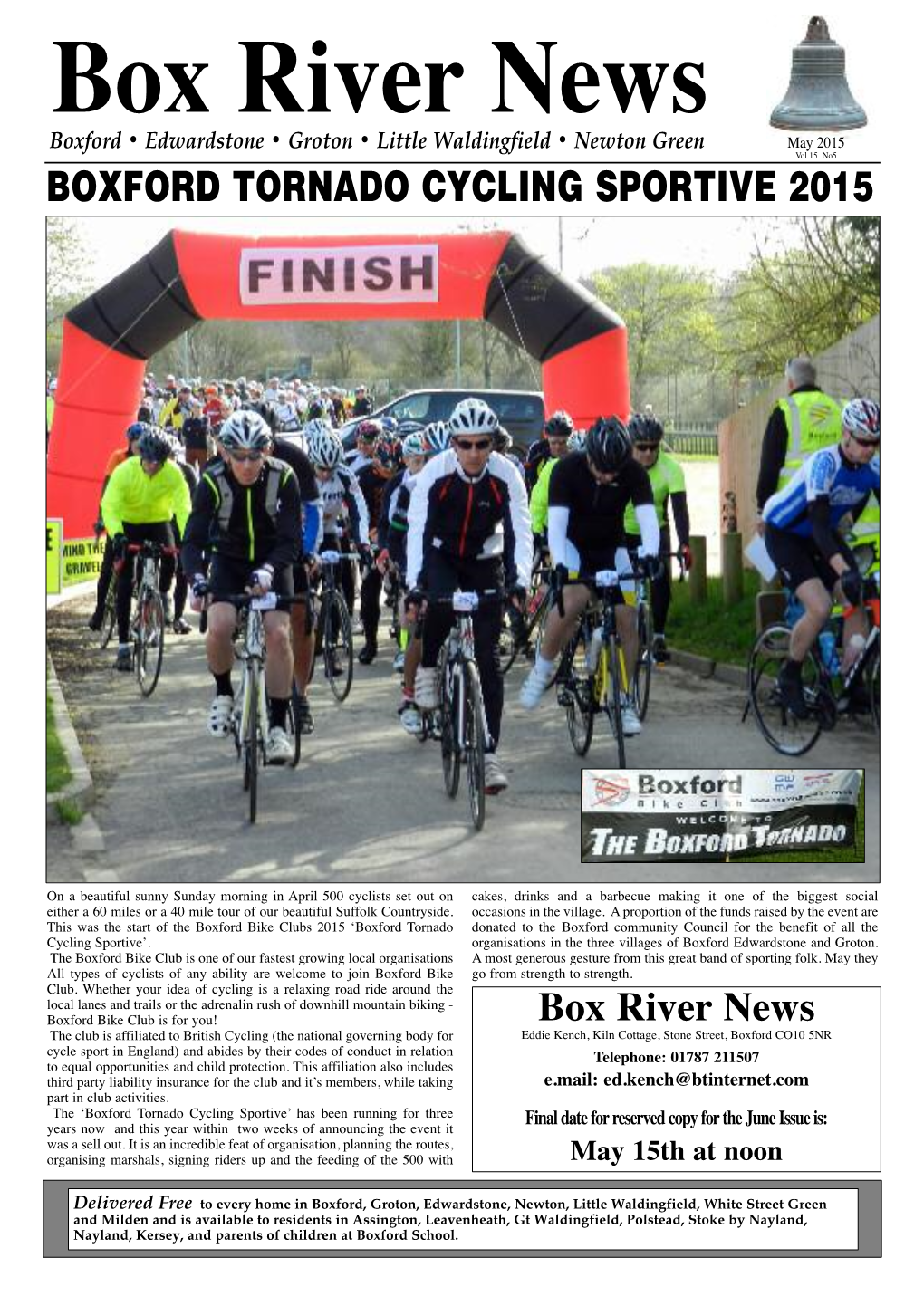 Boxford Tornado Cycling Sportive 2015