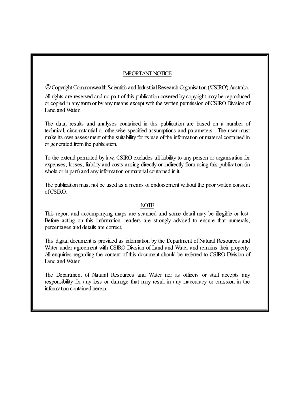 A Reconnaissance Survey of Soils in the Boonah-Beaudesert District, Queensland