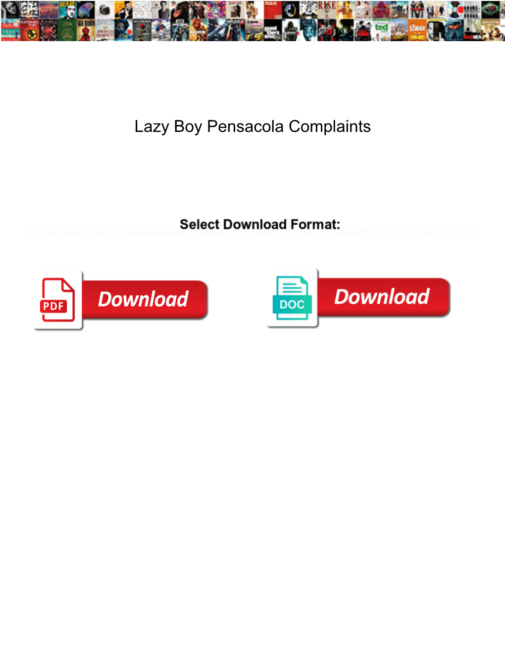 Lazy Boy Pensacola Complaints