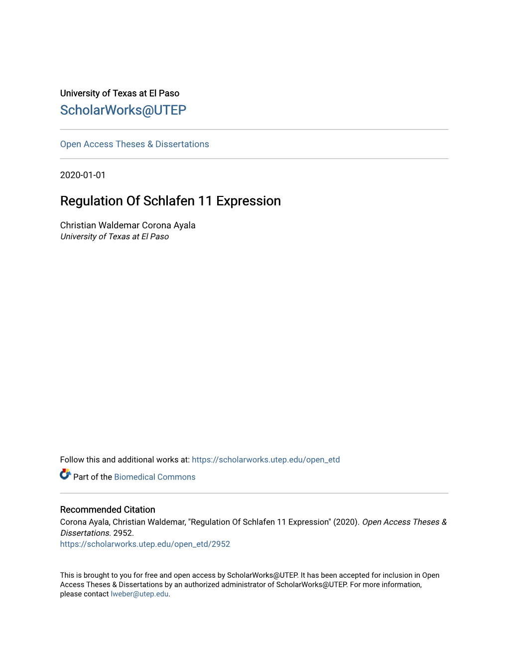 Regulation of Schlafen 11 Expression