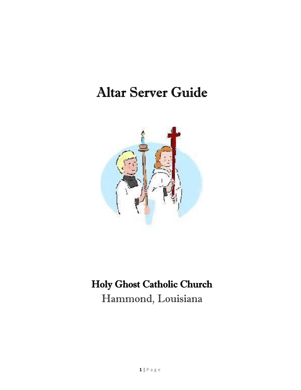 Altar Server Guide