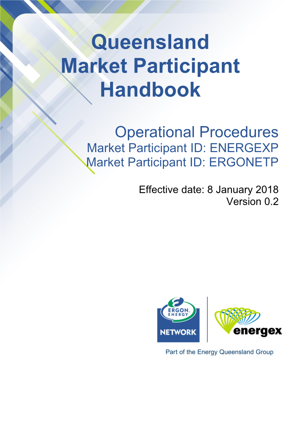 Queensland Market Participant Handbook
