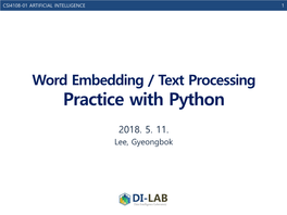 Practice with Python