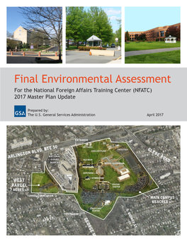 Draft Environmental Assessment (Draft EA) for the National Foreign Affairs Training Center (NFATC) 2016 Master Plan Update, Prepared by the U.S