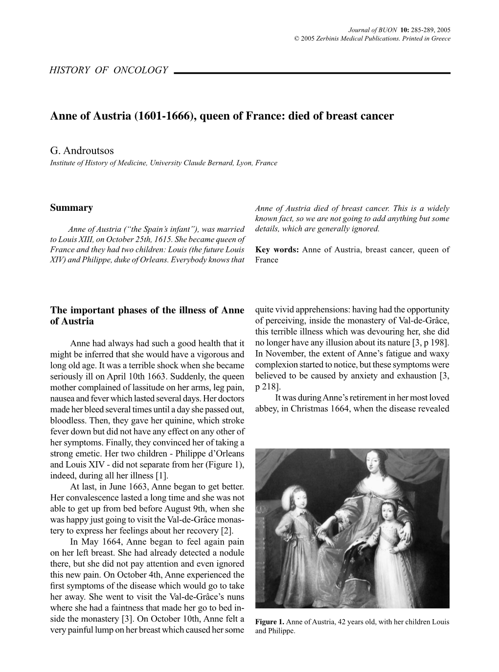 Anne of Austria (1601-1666), Queen of France: Died of Breast Cancer