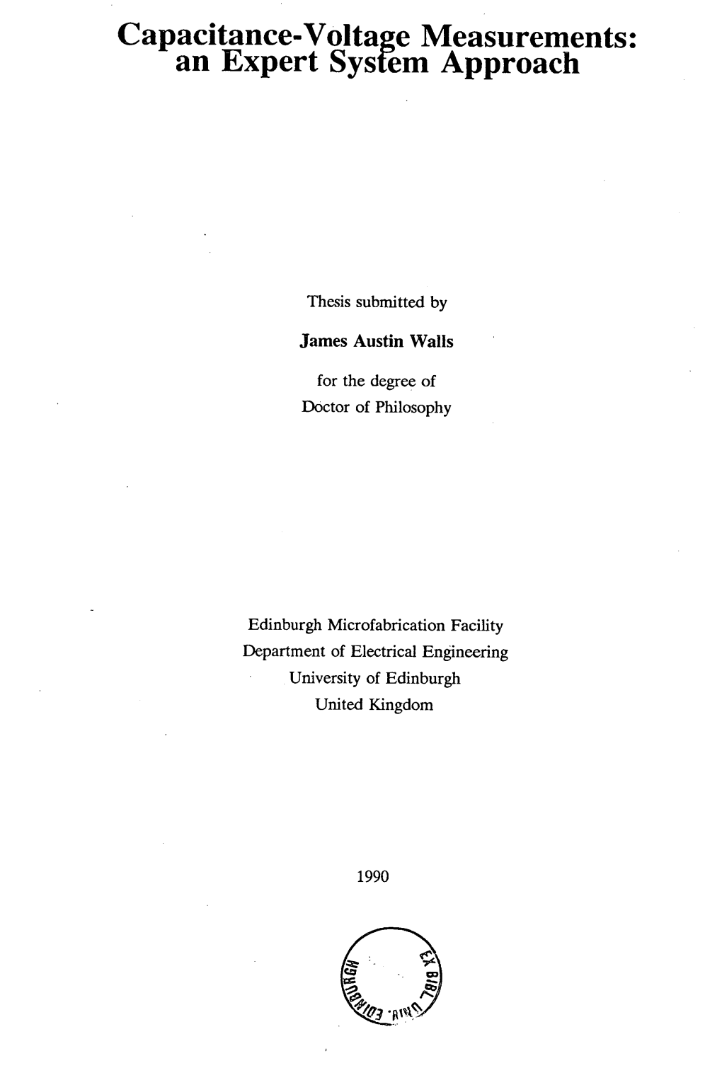 Capacitance-Voltage Measurements: an Expert System Approach