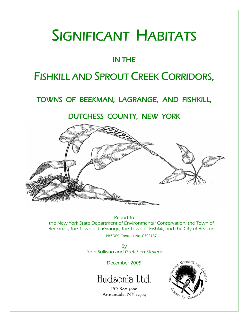 Fishkill and Sprout Creek Corridors