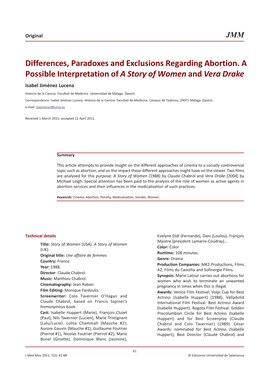 Differences, Paradoxes and Exclusions Regarding Abortion